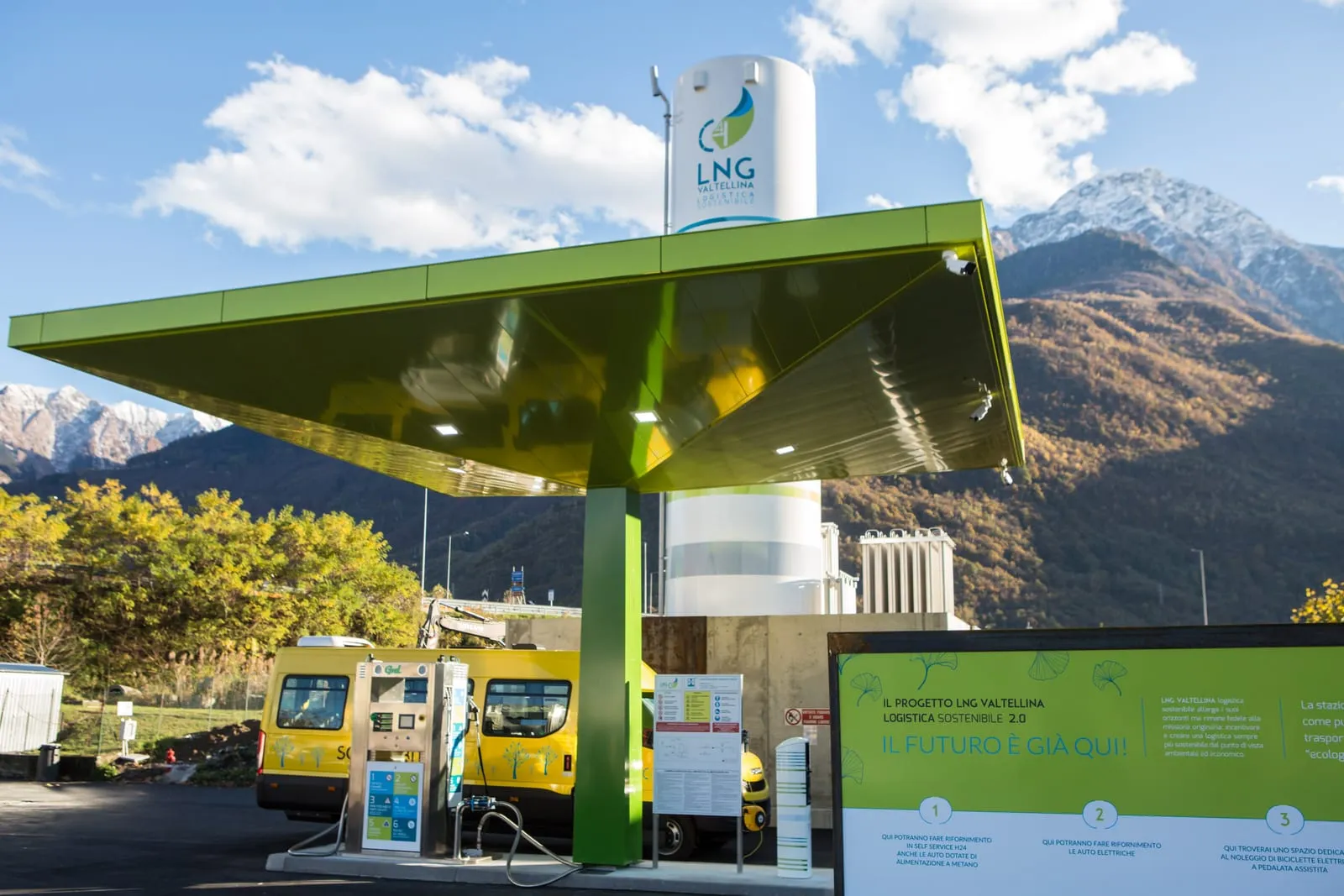 Il distributore LNG di Gera Lario del Gruppo Maganetti